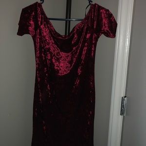 velvet forever 21 bodycon dress